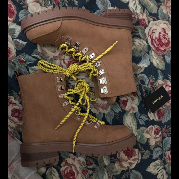 F21 tan combat boots - Picture 8 of 8